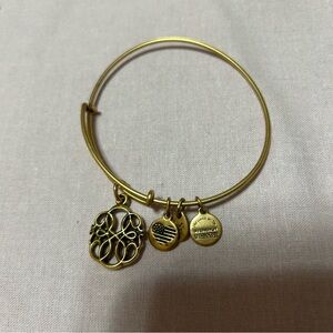 Alex and Ani Gold Path Of Life Charm Bangle NWOT